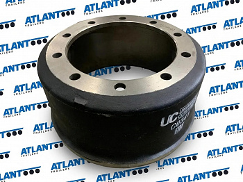 Барабан тормозной ATLANT [420х180, 12T] под круглую шпильку, тип BPW