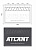 Брызговик 600*400 мм логотип ATLANT